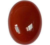 INDIA MADE 5.50 Carat 6.25 Ratti Red/Orange Yamini Hakik (Akik) Evil Eye Stone Oval Shape Natural-B0CLVQHJTW