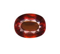 INDIA MADE 5.80 Ratti Certified Aa++ Quality Natural (Hessonite) Garnet Unheated Untreated Astrological Gomed Gemstone-B0CKRMDTDF