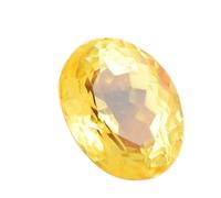 INDIA MADE 6.25 Ratti Sunela Stone Original Certified Natural Citrine Success Gemstone 28353 Silver Tone Created Sapphire