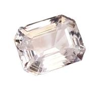 INDIA MADE 7.25 Carat Loose Ceylon White Sapphire Safed Pukhraj Beautiful Loose Gemstone For Women-B0BFWR2L8K