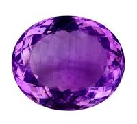 INDIA MADE 7.25 Ratti 6.00 Carat Natural Amethyst Loose Gemstone for Men and Women B0DRLCF3XX