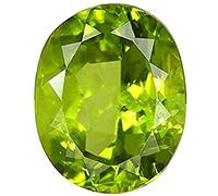 INDIA MADE 7.25 Ratti 6.25 Carat Unheated Untreated Natural Oval Cut Peridot Loose Gemstone by Lab Certified Quality For Men And Women-B0DKBYGYQL
