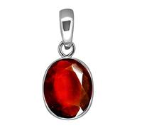 INDIA MADE 7.25 Ratti 6.47 Carat A+ Quality Hessonite Gomed Gemstone Pendant For Women'S And Men'S-B08PG11HBZ