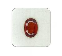 INDIA MADE 7.25 Ratti / 6.47 Carat Certified Gomed Stone Hessonite Garnet Gemstone A1+ Quality Natural Gemstone-B097BLVDMF