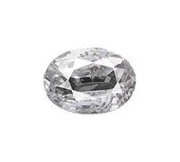 INDIA MADE 7.25 Ratti 6.64 Carat Ceylon White Sapphire/Safed Pukhraj Lab Certified Natural Gemstone Aaa++ Quality For Men And Women-B0DKC4S2ZX, Silver, Created Sapphire, Silver, Created Sapphire