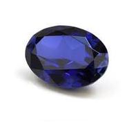 INDIA MADE 7.25 Ratti Blue Zircon Cubic Zircon Stone Certified Natural Gemstone For Men'S And Women'S-B0BF9YQ7J8, Silver, Created Sapphire