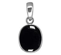 INDIA MADE 7.50 Carat Sulemani Hakik Silver Plated Pendant Natural Kala Hakik Panchdhatu Pendant Original Certified Men and Women B0BVRLV4H7