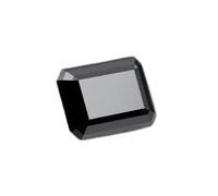 INDIA MADE 7.50 Ratti 6.66 Carat I Black Zircon Stone Certified Zircon By Lab Certified Loose Gemstone Aa+ Quality-B0C6R2DM57, Silver, Created Sapphire