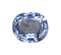 INDIA MADE 7.50 Ratti I Natural Certified Blue Zircon Stone I Oval Cut Cubic Zircon Gemstone Aa Quality-B08BHMXFWP