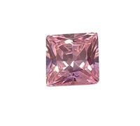 INDIA MADE 7.85 Carat / 8.75 Ratti / 1 Pc Pink Zircon/Cubic Zircon Princess Cut Loose ~ 10 Mm ~ 1 Pc Cubic Zirconia For Jewelry Making Locket/Rings/Pendant-B07WJ5SXTT