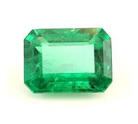 INDIA MADE 8.25 Ratti / 7.45 Carat Natural Original Certified Stone Emerald/Panna Brazilian Mines Gemstone-B0CX4RFX1H