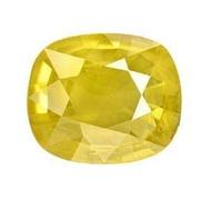 INDIA MADE 9.25 Ratti Yellow Sapphire Stone Genuine Certified Ceylon Pukhraj Gemstone Unheated Top Quality Loose Gemstone for Women Men Silver Simulated Sapphire Silver