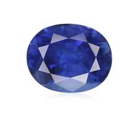 INDIA MADE 9.95 Carat 10.25 Ratti Certified Natural Blue Sapphire Stone (Neelam/Nilam) Gemstone with Lab Report-B0CM3Z24T7