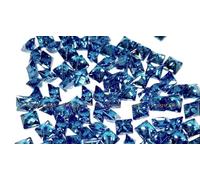 INDIA MADE Aaa Grade Square Deep London Blue Color 1Mm To 7Mm Cubic Zirconia, Imitation London Blue Topaz Loose Stone Zircon-B0CQD8WJPD