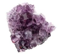INDIA MADE Amethyst Natural Cluster Geodes for Reiki Crystal Healing and Meditation - Brazilian Amethyst Clusters | Purple Amethyst Quartz Crystal Cluster Geode Specimen-B0CM9NZQ7X, Silver