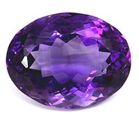 INDIA MADE Amethyst Stone Original Certified 6.25 Ratti with Lab Report Certificate Natural Katela/Kathela/Jamunia Stone For Men & Women,Purple(|2067|-B0C81S2RFH