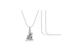 INDIA MADE AMZ342 Sterling Silver 92.5% Purity God Hanuman Pendant with Chain 22" Pure Silver Made