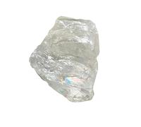 INDIA MADE Beautiful Satyaloka Quartz Crystal 263 Gram Record Keeper Synergy 12 Stones Altar Stone Rainbow Quartz Rare-B0D455W3VJ, Silver, Created Sapphire