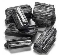INDIA MADE Black Tourmaline Stone Original Crystal easing Rough Stone, Natural Raw Crystals For Diy Crafts, Manifestation, Meditation And Reiki easing (200 Grams)-B0CJYCMNWN
