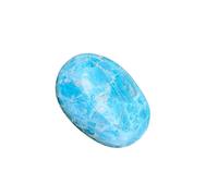 INDIA MADE Blue Apatite easing Crystal Palm Stone, Energy Balancing And Chakra Alignment For Weight Loss Goals (Blue Apatite)-B0CR7PMCKS