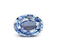 INDIA MADE Blue Sapphire 8.25 Ratti 7.77ct (Neelam) Gemstone 100% Original Stone Quality, Lab Certified (R375)-B0DQVDTPNJ Silver Created Sapphire
