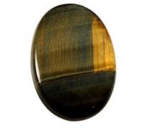 INDIA MADE Blue Tiger Eye Oval Natural Loose Gemstone 61.3Cts Om69-B09BNMS5XL