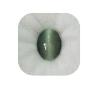 INDIA MADE Cat'S Eye Gemstone 5.25 Ratti Certified Natural Lesunia Lehsuniya Loose Gemstone (Cat'S Eye)-B0DJ95HB81, Silver, Created Sapphire