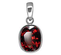 INDIA MADE Certified 12.00 Ratti Deluxe Quality Natural Gomed Pendant/Locket Silver Plated Gemstone by Lab Certified(Top Aaa+) Quality For Women'S And Men'S-B08VF9NNMM