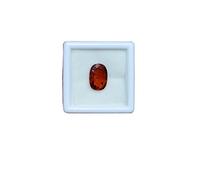 INDIA MADE Certified Natural Gomed/Gomedhikam/Hessonite 8.25 Ratti Natural Certified Precious Loose Gemstone-B0768GYVNX