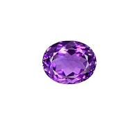 INDIA MADE Certified Unheated Untreatet 15.25 Ratti 14.25 Carat A+ Quality Natural Amethyst Loose Gemstone For Women'S And Men'S-B0BLSLLVTK