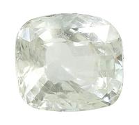 INDIA MADE Certified Unheated Untreatet 5.50 Carat Natural White Sapphire Stone Safed Pukhraj Birthstone Loose Gemstone For Women'S And Men'S by Lab - Certified-B0C6M4K81T