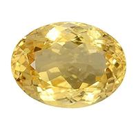 INDIA MADE Certified Unheated Untreatet 7.00 Ratti Natural Citrine Sunehla Certified Loose Gemstone For Men & Women-B09Q69XQQR