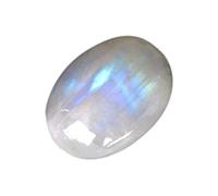 INDIA MADE Certified Unheated Untreatet 8.25 Ratti 7.75 Carat A+ Quality Natural Rainbow Moonstone Loose Gemstone For Women'S And Men'S-B07VL57F6Q