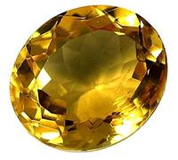 INDIA MADE Certified Yellow 14.25 Ratti Sunela Stone Natural Citrine Success Gemstone For Women And Men-B0C1KM1BZ2