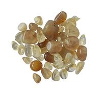 INDIA MADE Crystal Tumble Stones, Standard, Citrine-200.0 Grams-B0CBSK4D9R