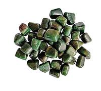 INDIA MADE Crystal Tumble Stones, Standard, Green Jade-200.0 Grams-B0CBSHYFLX