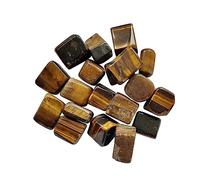 INDIA MADE Crystal Tumble Stones, Standard, Tiger Eye-50.0 Grams-B0CBSGYXXN
