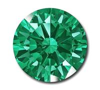 INDIA MADE Cubic Green Zircon 11.50.Ct. High Rated Emerald Cut Loose Gemstone by Boys And Girls-B0BGDHW1GJ
