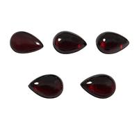 INDIA MADE Garnet Natural Gemstone 7X10 Mm Pear Shape 5 Pcs Wholesale Lot 14.15Cts Gtc-475-B09SQ12V8Z