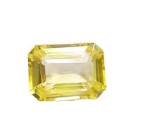 INDIA MADE Gems 11.25 Ratti Yellow Sapphire(Pukhraj Stone) Unheated Untreated Original Certified Natural Gemstone with Lab Certificate-B0CLS9K954