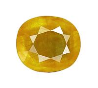 INDIA MADE Gems 3.25 Ratti/2.50 Carat I Astrological Value Yellow Sapphire Stone I Natural Lab-Certified Mined Super Quality Yellow Sapphire/Pukhraj I Loose Gemstone-B0CM5WKYHD