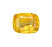 INDIA MADE Gems 4.25 Ratti 3.60 Carat Certified Unheated Untreated Aaa++ Quality Natural Yellow Sapphire Pukhraj Loose Gemstone For Women And Men-B0CLKJ2K7W