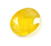 INDIA MADE Gems 6.00 Ratti Yellow Sapphire(Pukhraj Stone) Unheated Untreated Original Certified Natural Gemstone with Lab Certificate-B09G1BB4CS