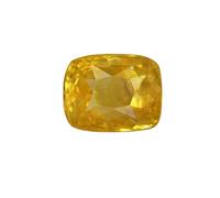 INDIA MADE Gems 7.25 Ratti 6.75 Carat Yellow Sapphire Gemstone Certified Pukhraj Stone Aaa++ Quality Unheated Untreated For Men And Women-B0CM5YTDXF