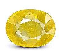 INDIA MADE Gems 7.25 Ratti Unheated Untreated Yellow Sapphire Pukhraj Stone Certified Natural Gemstone-B0BYXGF2YK