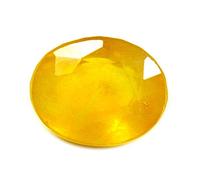 INDIA MADE Gems 8.00 Ratti Yellow Sapphire(Pukhraj Stone) Unheated Untreated Original Certified Natural Gemstone with Lab Certificate-B0C19JV6SM