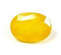 INDIA MADE Gems 9.25 Ratti Yellow Sapphire Certified Loose Precious Pukhraj Stone Aaa+Quality Gemstone (Yellow)-B0CLKL28WG