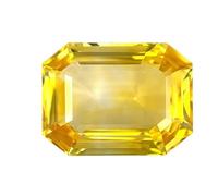 INDIA MADE Gems 9.50 Carat / 10.25 Ratti Natural Aa++ Quality Pukhraj Yellow Sapphire Certified Original Loose Gemstone (Astrological Purpose)-B0CLKRFWMN