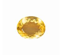 INDIA MADE Gems Light Yellow Natural Citrine Sunhela 3.5 Ratti / 3.26 Carat with Lab Certificate Certified Natural Citrine Sunhela Aaa+ Quality-B0BPVYM1ZH