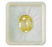 INDIA MADE Gems Yellow Sapphire Quality Pukhraj Gemstone 10.25 Ratti / 9.22 Carat Certified Natural Gemstone Aaa Quality-B0999LMHXX